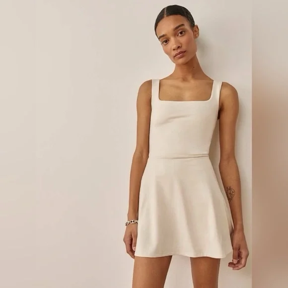 Reformation Amy Active Mini Dress | Built-In Shorts | tennis pickle ball | M - Picture 1 of 9